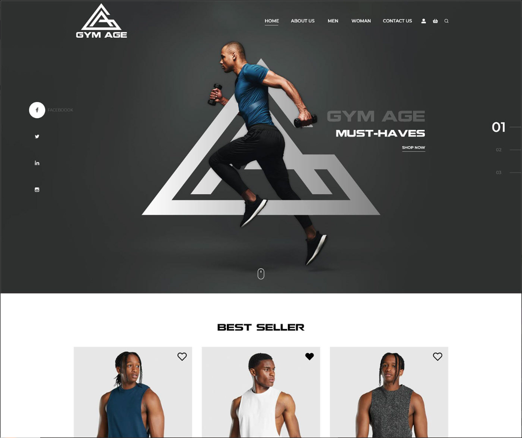 Gym & Fitness Website Design