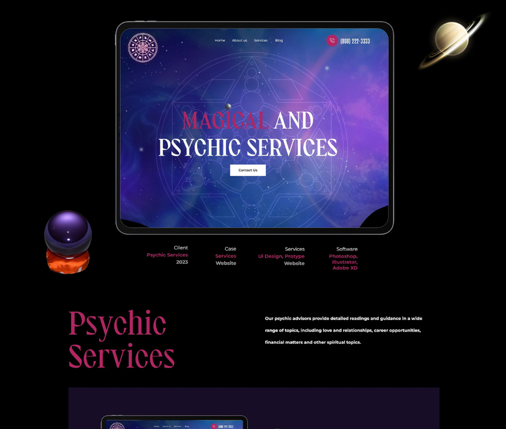Spiritual & Healing Website Design
