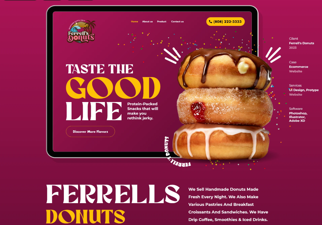 Bakery Website Design